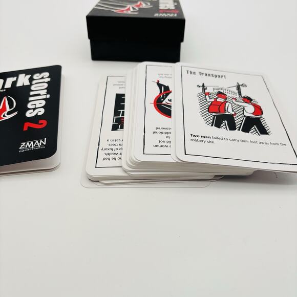 Z-Man Card game Dark Stories - Real Crimes - Out of Print Complete. VG Condition - Picture 10 of 14